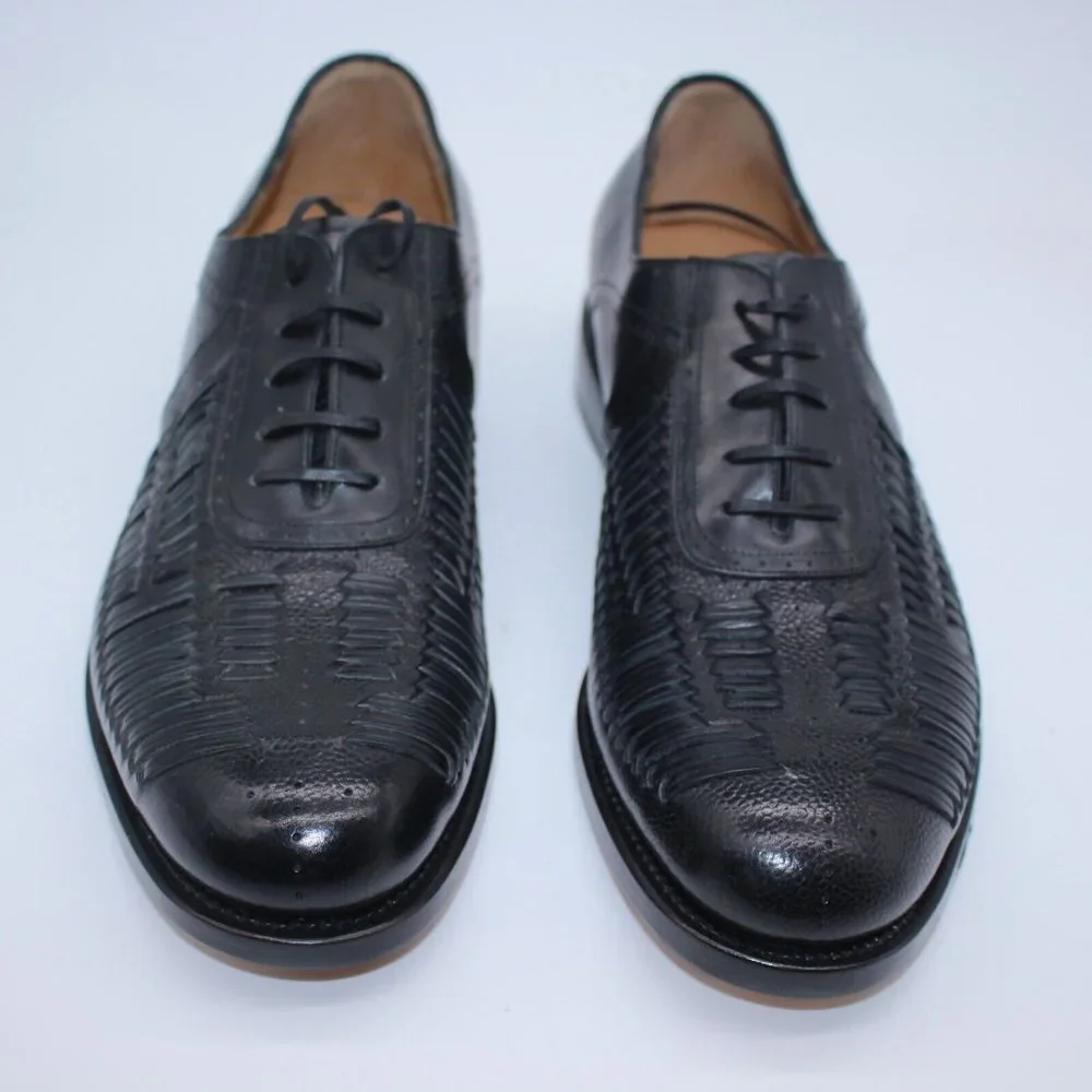 Salvatore Ferragamo 'Foster' Leather Oxford 8.5 EE $1290 Dress Shoes - Picture 7 of 10